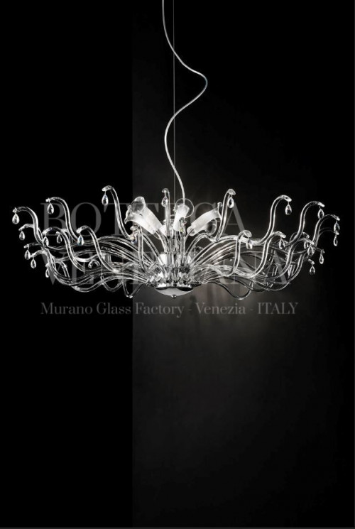 Lampadario Murano Abeir Chic