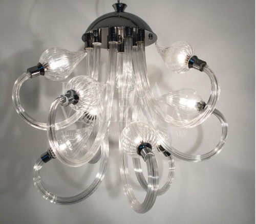 Lampadario Murano Polaris-pl Essenziale