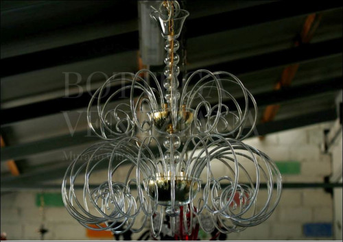 Lampadario Murano Ricci-1 Elegante