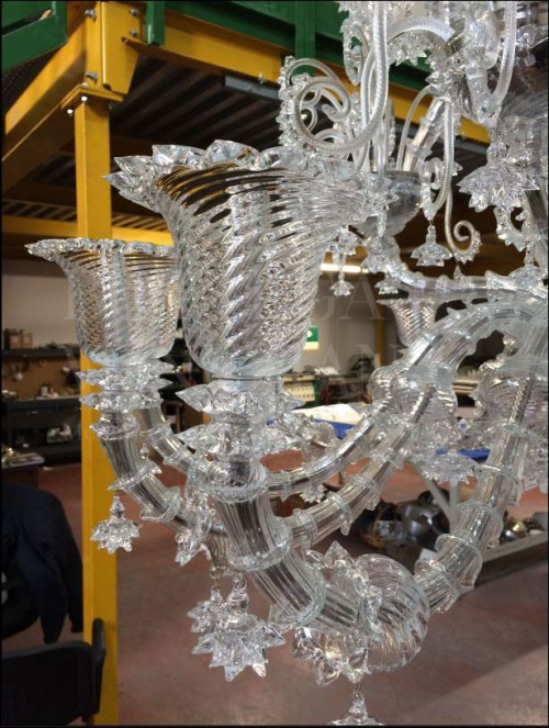 Lampadario Murano Giulietta-particolare Elegantissimo