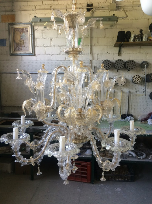 Lampadario Murano Dafne Elegante