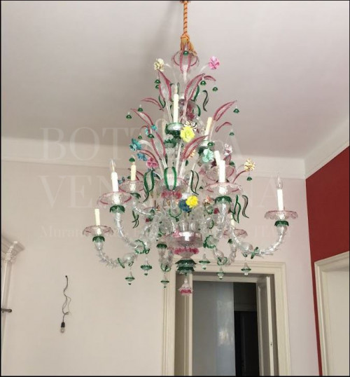 Lampadario Murano Adamo Pratico