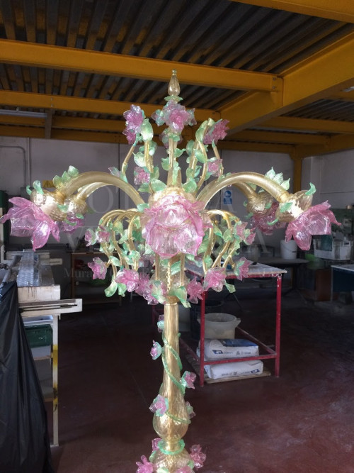 Lampadario Murano Piantana-1 Prezioso