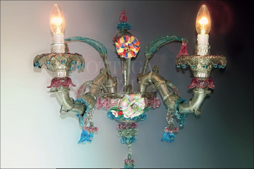 Lampadario Murano Arianna-applique Luxury