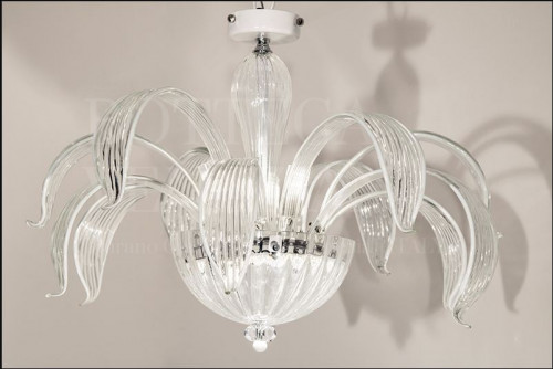 Lampadario Murano Clarissa Leggero