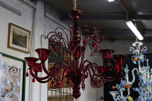 Lampadario Murano Jane Ricco