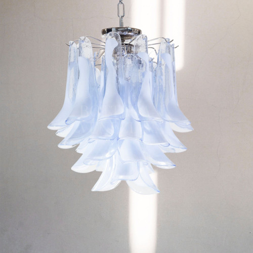 Lampadario Murano Artemide-azzurro Ornamentale