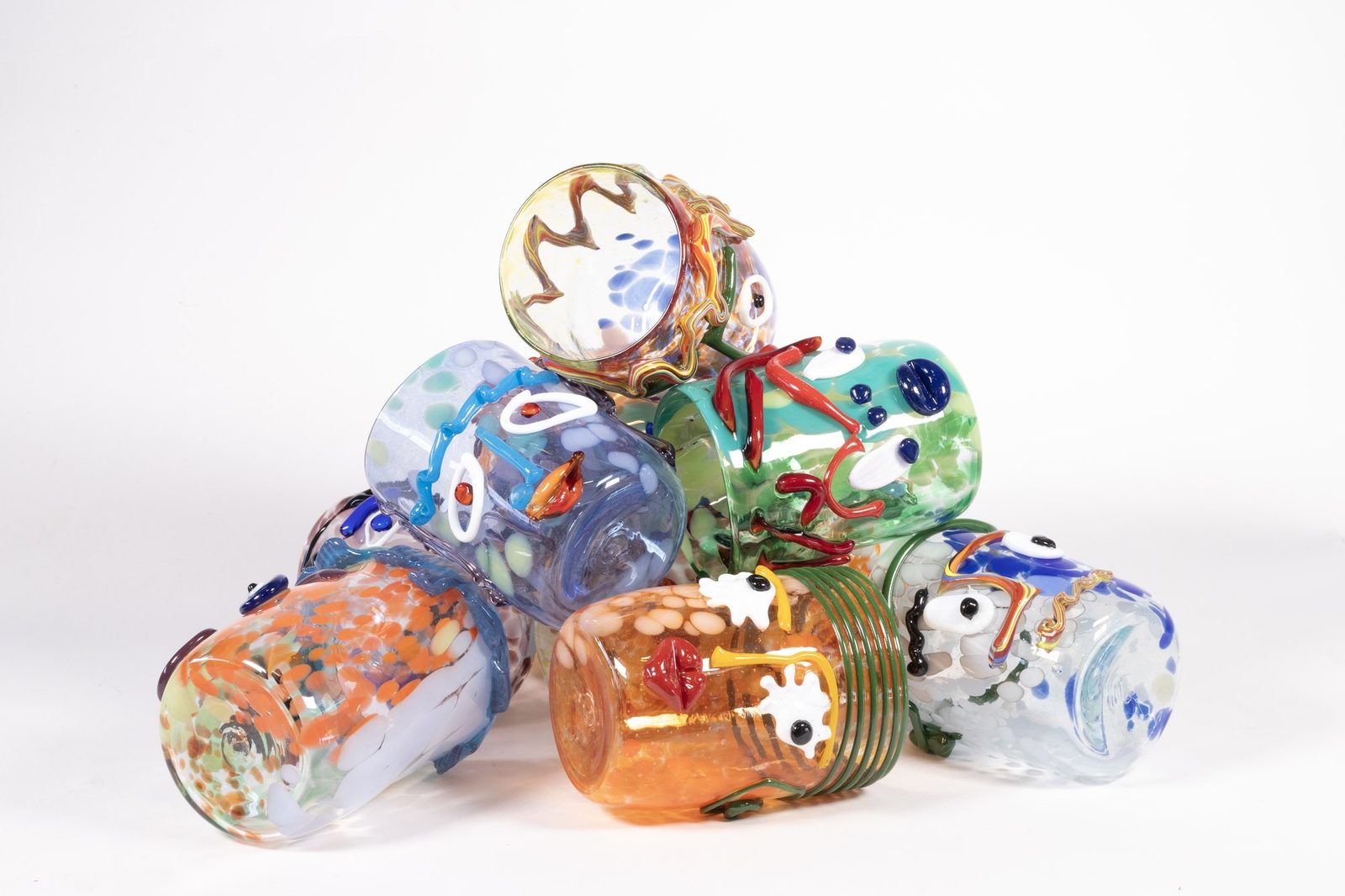 Collezione Complementi d'Arredo, lampadari in vetro di Murano