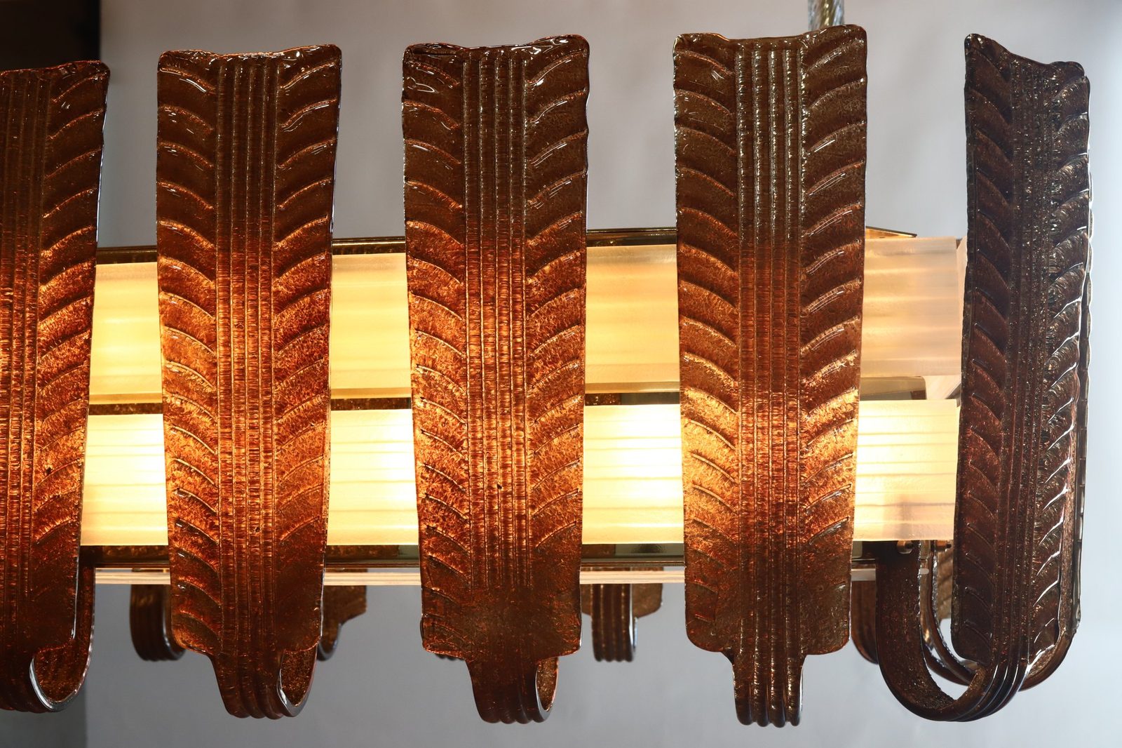 Collezione Déco & Vintage, lampadari in vetro di Murano