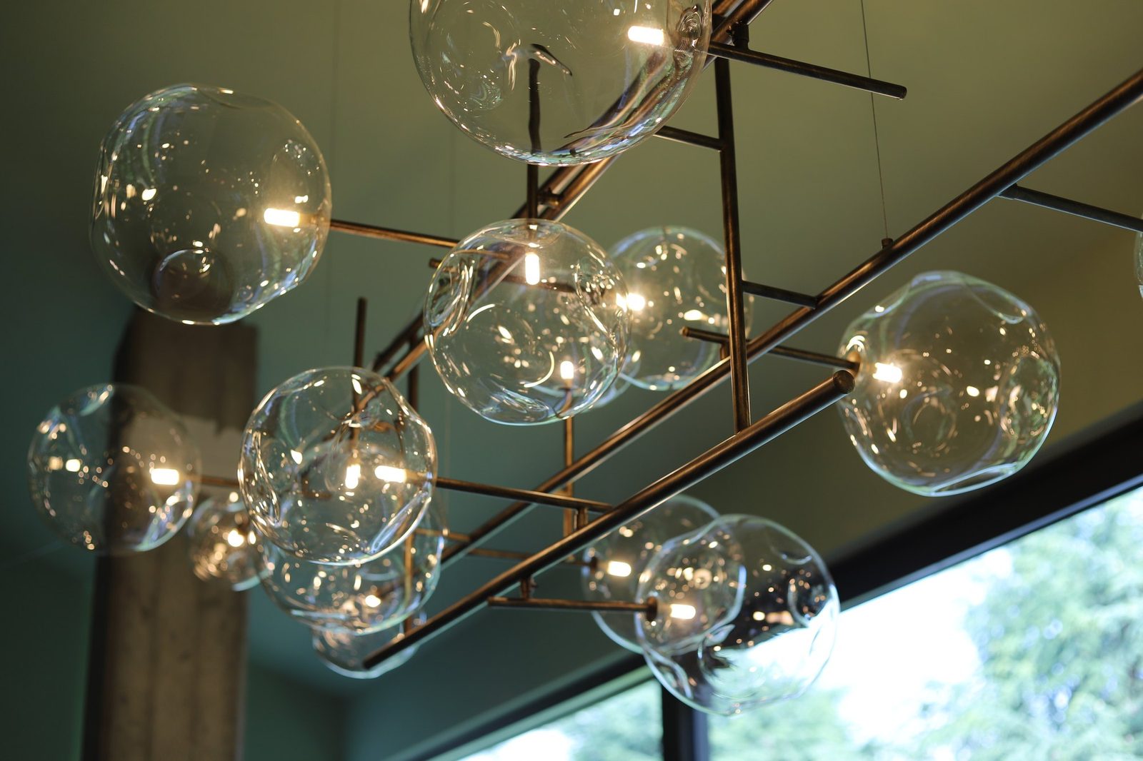 Collezione Minimal / Design, lampadari in vetro di Murano