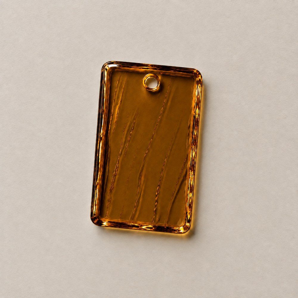 Verre de Murano Ambre foncé