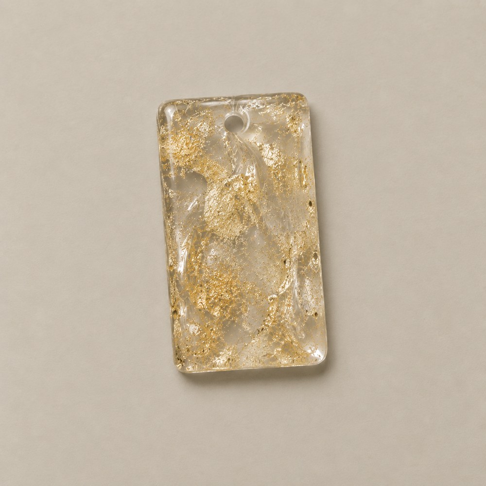 Verre de Murano Feuille d'or