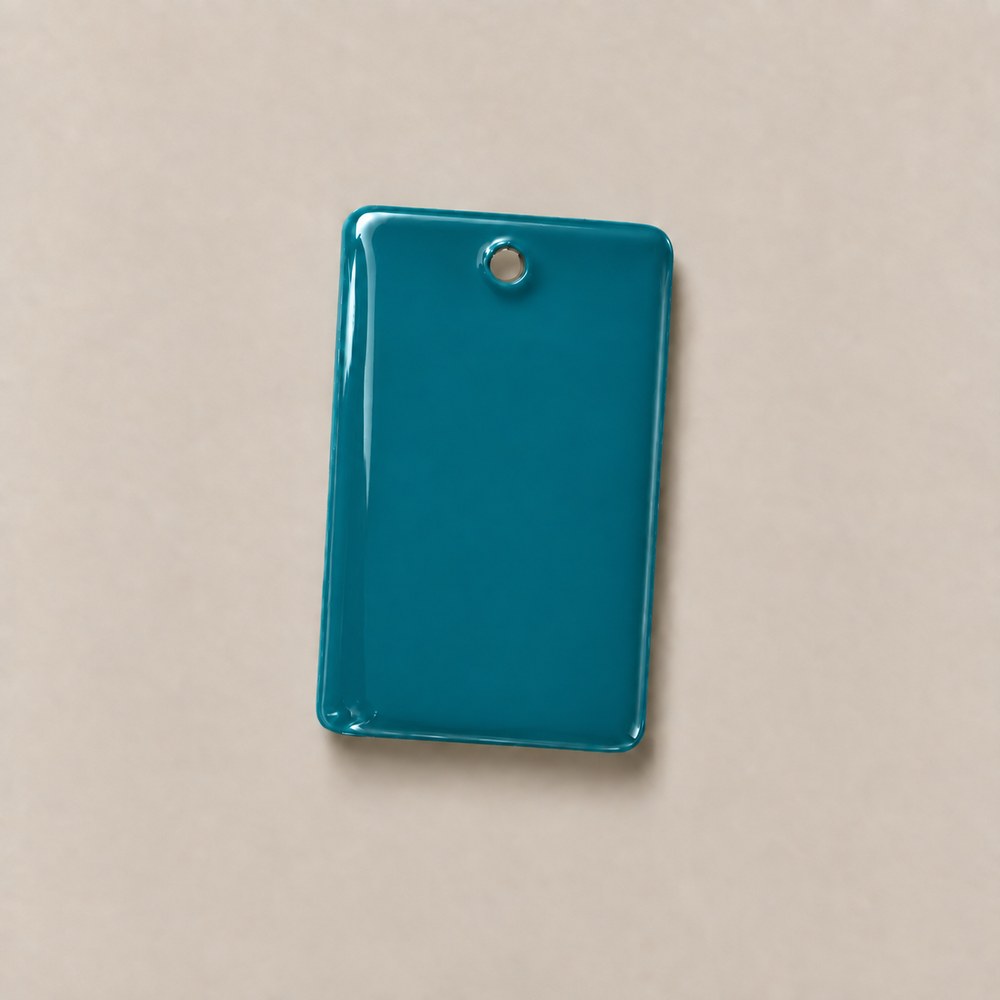 Verre de Murano Bleu canard