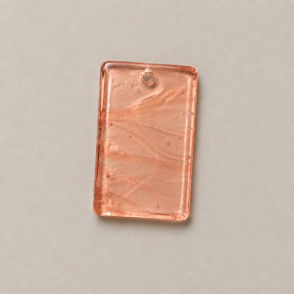 Verre de Murano Rose pêche