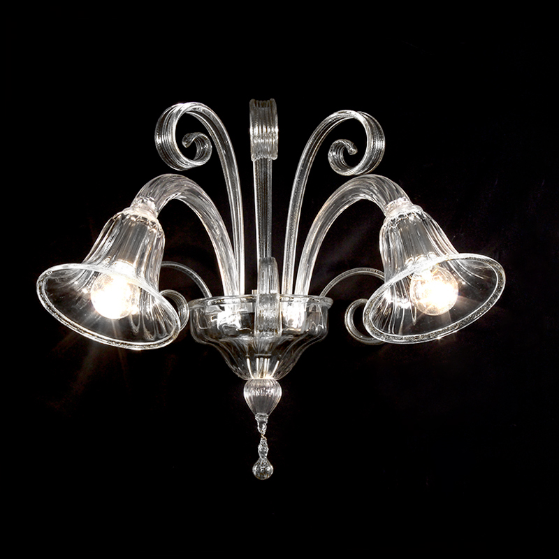 Guglie Cristallo – applique in vetro di Murano
