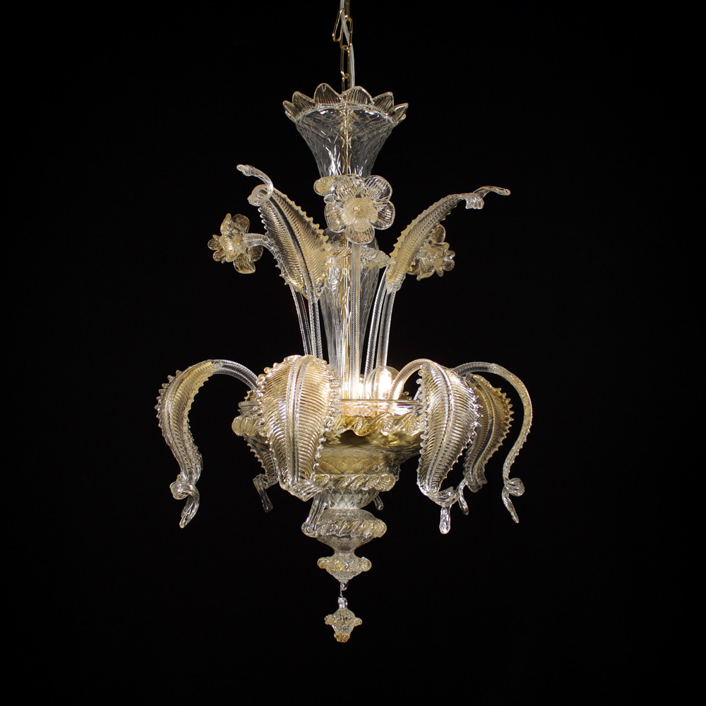 Ca' Pesaro d'oro – lampadario in vetro di Murano