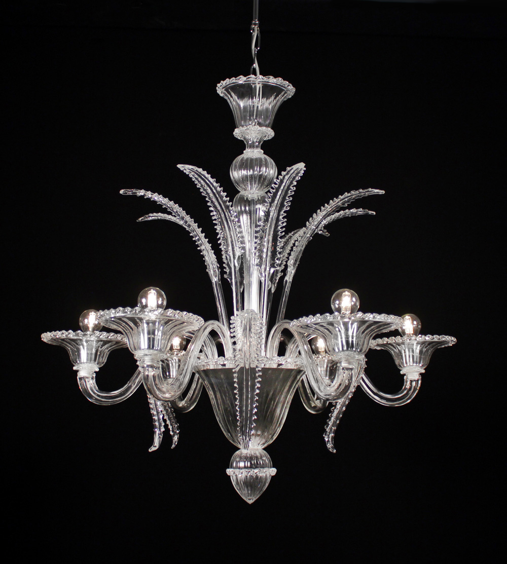 Tintor Cristallo – lampadario in vetro di Murano