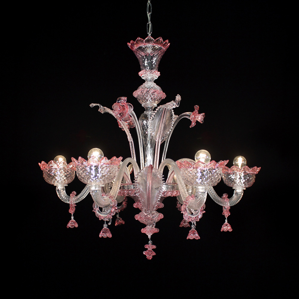 Venier Cristallo – lampadario in vetro di Murano