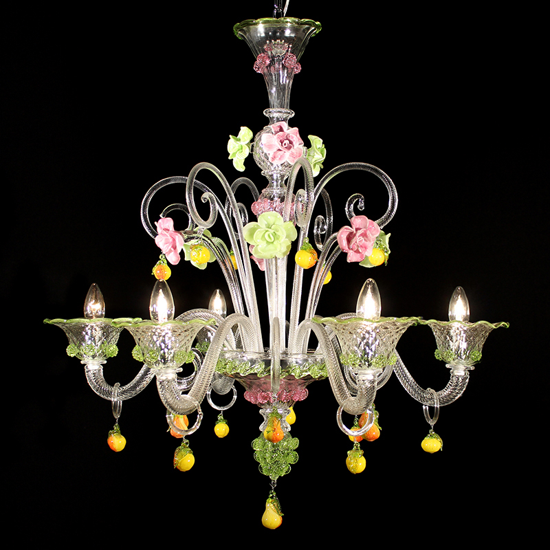 Zara Cristallo – lampadario in vetro di Murano