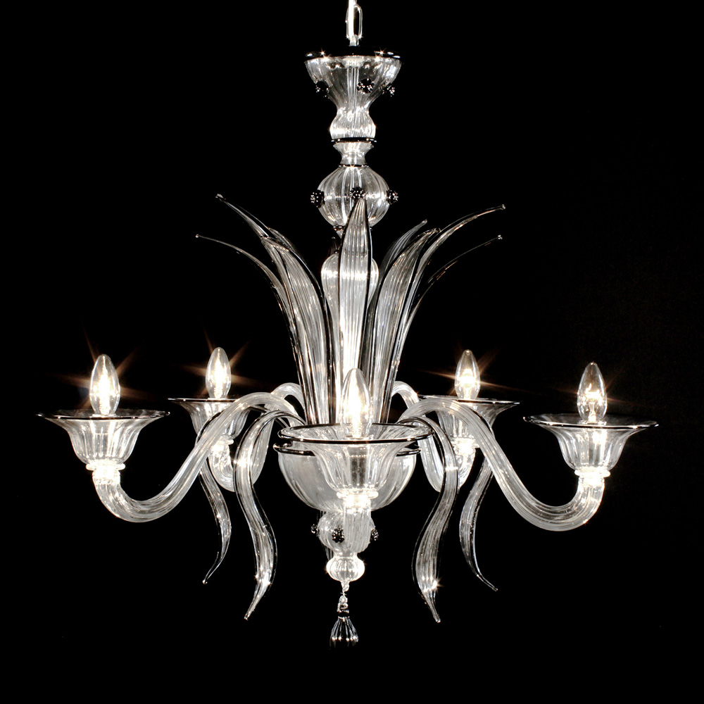 Crosera Cristallo – lampadario in vetro di Murano