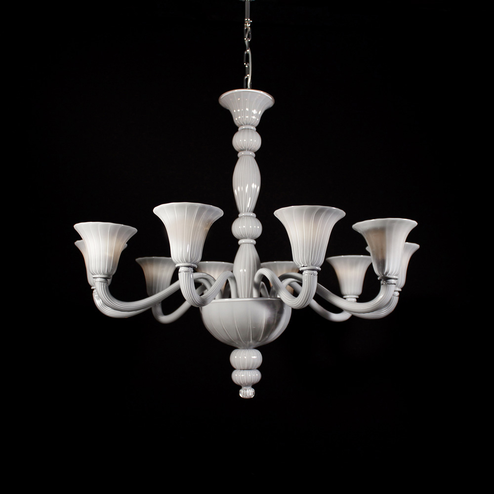 Frezzeria Bianco – lampadario in vetro di Murano