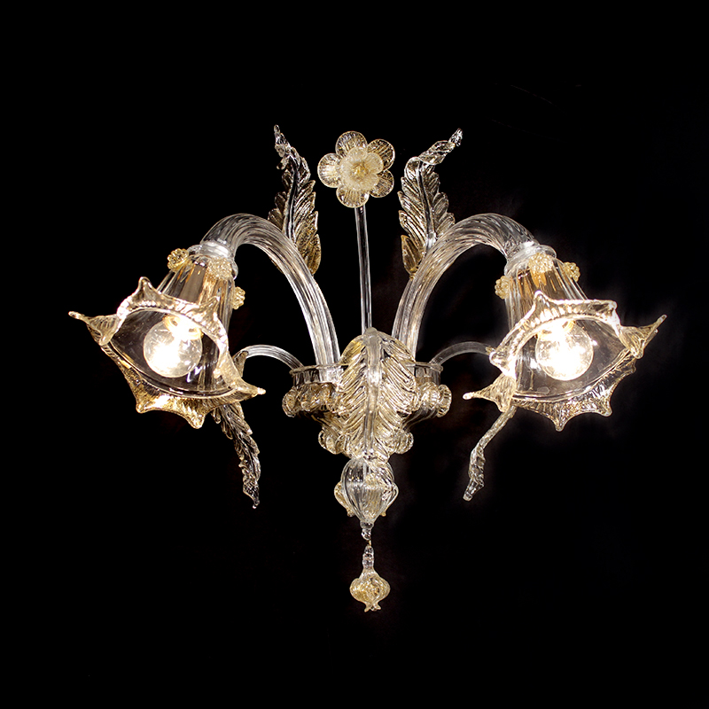 Accademia Cristallo – applique in vetro di Murano
