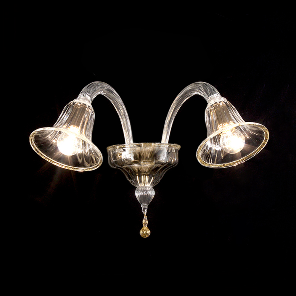 Ca' Foscari d'oro – applique in vetro di Murano