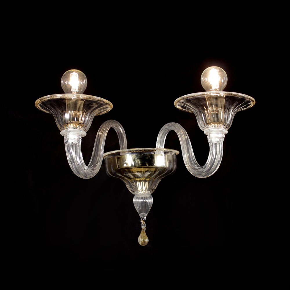 Canal d'oro – applique in vetro di Murano