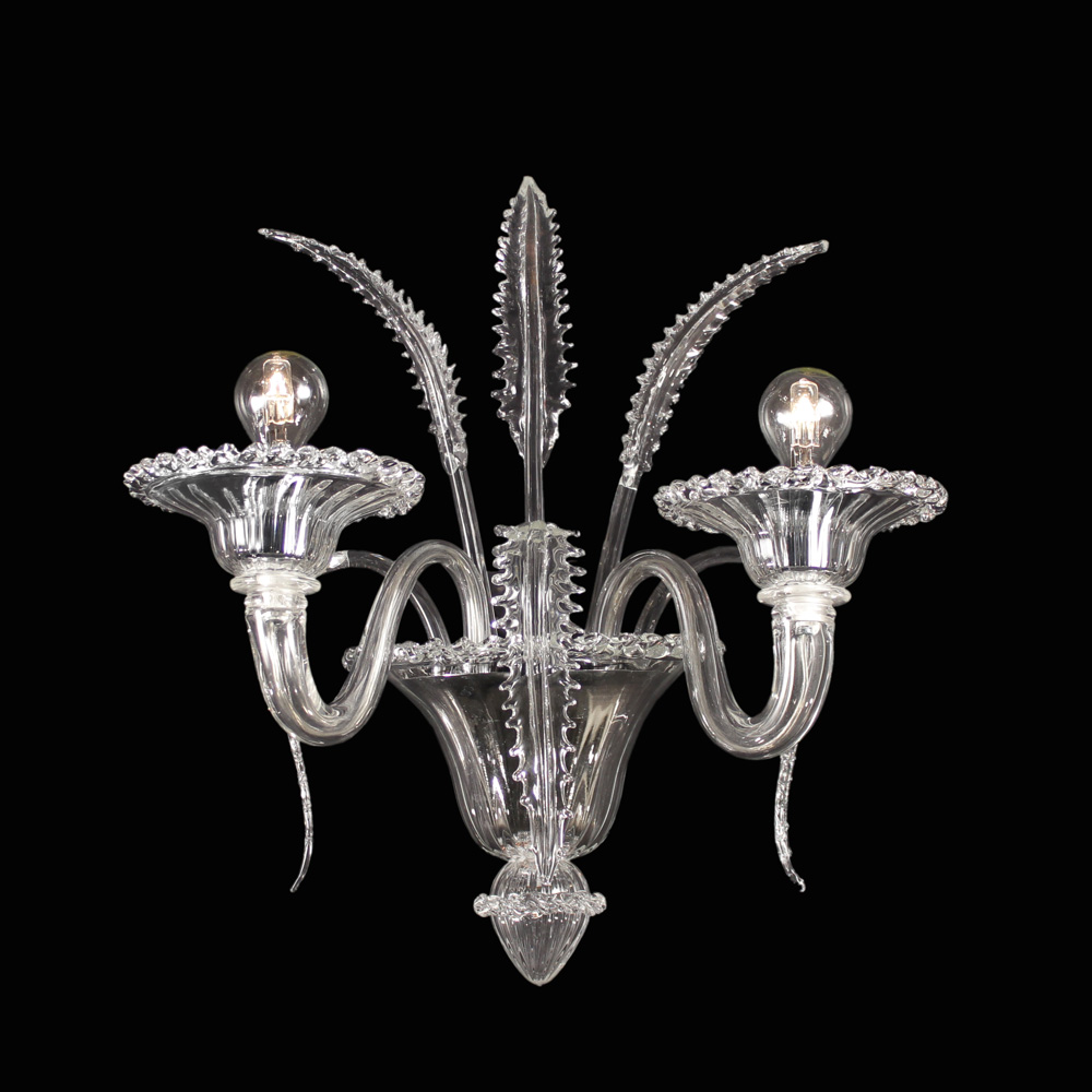 Tintor Cristallo – applique in vetro di Murano