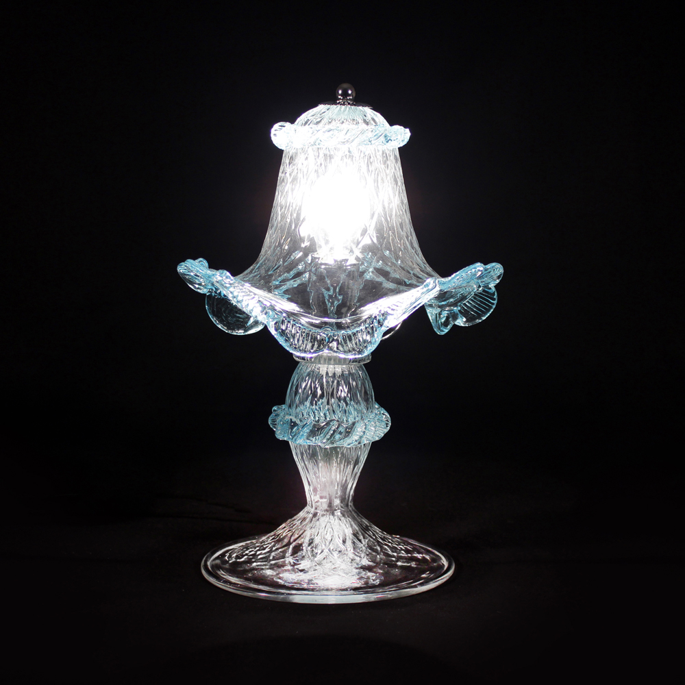 Cannaregio blu – abat-jour in vetro di Murano