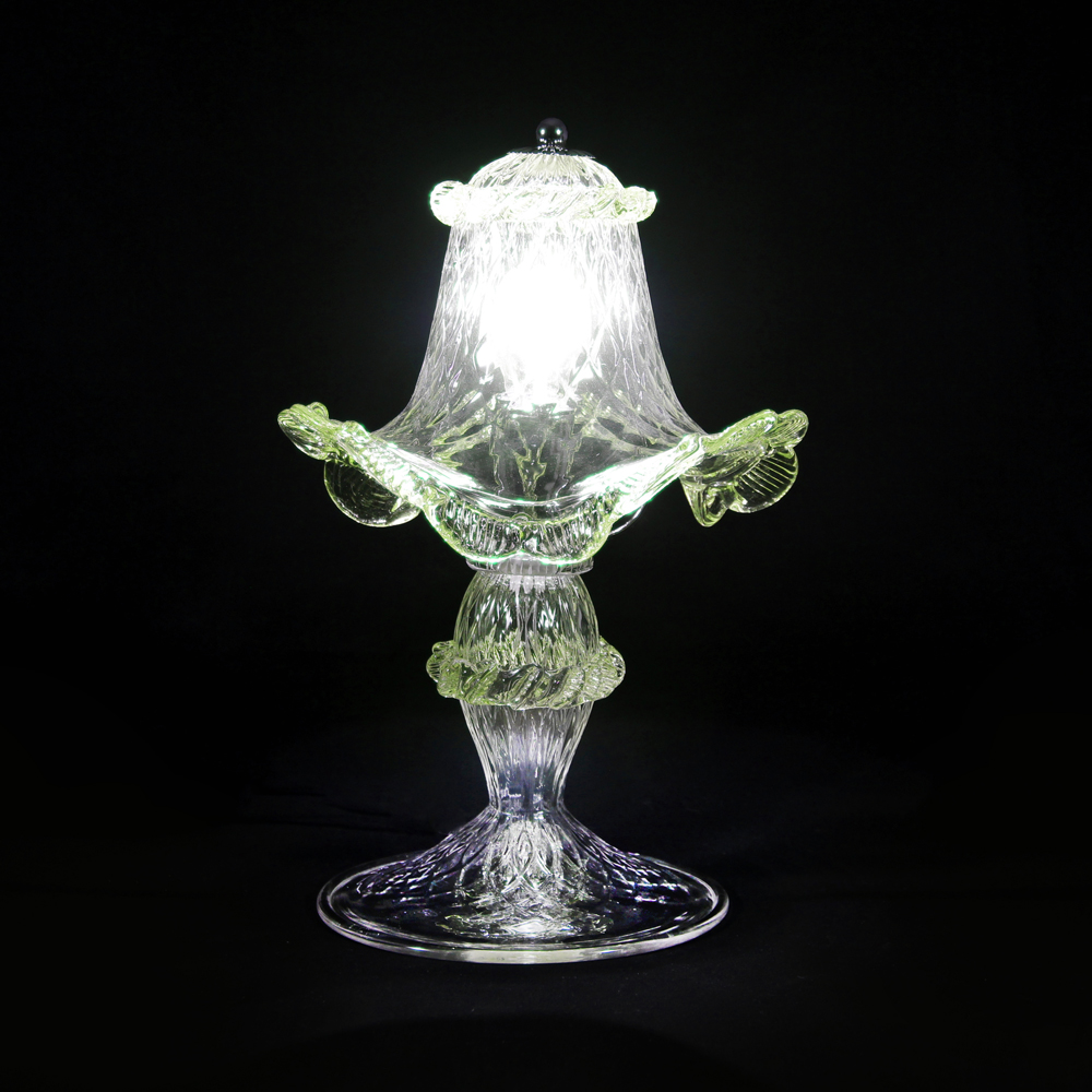 Cannaregio verde – abat-jour in vetro di Murano