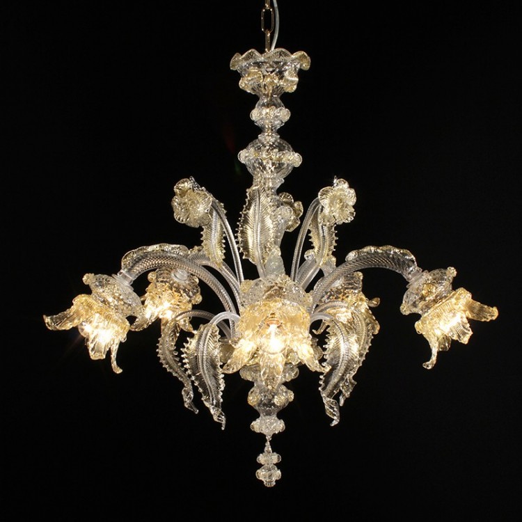Formosa Cristallo – lampadario in vetro di Murano