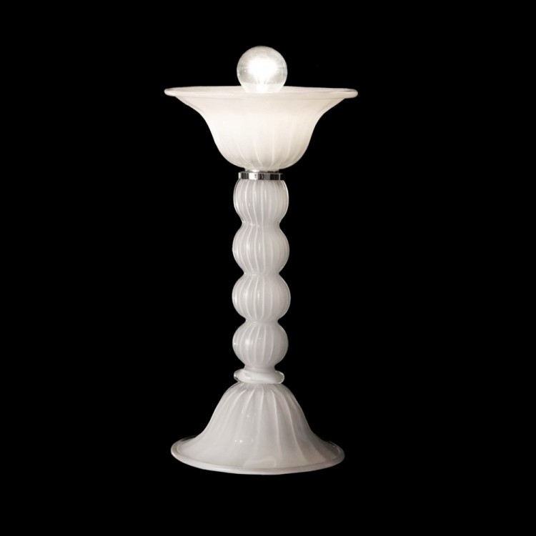 Lazzaretto Bianco – abat-jour in vetro di Murano